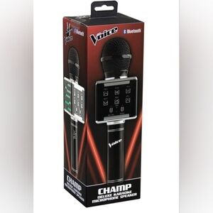 The Voice Champ Deluxe Karaoke Microphone Speaker NIB